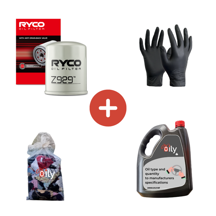 Toyota Service Kit Stage 1 (Oil, Filter + Bonus Cleanup pack)